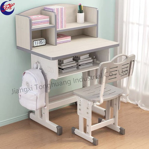 Bureau d'étude moderne en métal avec étagère réglable pour <span class=keywords><strong>la</strong></span> <span class=keywords><strong>maison</strong></span> et l'école, design confortable - Product Image 2