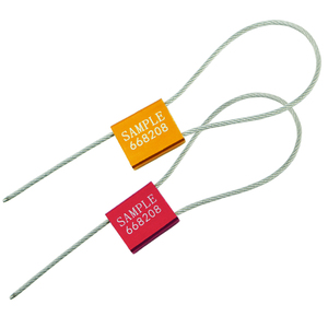번호가있는 맞춤형 안전 씰링 용기 알루미늄 케이블 씰 - Product Image 5