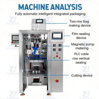 Machine d'emballage multifonctionnelle YH à double voie pour sachets de liquides 30ml 10ml (miel, jus, gel énergétique, gelée, sirop, crème pour animaux)