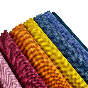 बमबारी चीन 100% लिनन कपड़े के लिए प्राकृतिक रंगे हुए सोफे और कार गहरे भूरे रंग के असबाब पॉलिएस्टर सन होम टेक्सटाइल - Product Image 3