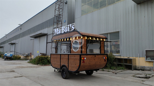 Роскошный Ретро деревянный цветной ресторанный Трейлер мобильный грузовик с едой - Product Image 5