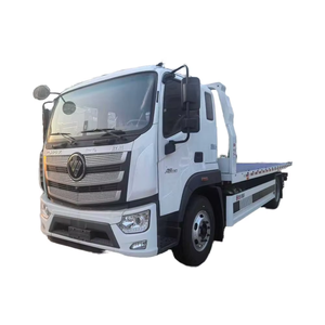 Camion de récupération de Foton 4x2 camion de dépanneuse à plat de glissière de lit longue de faible puissance camion de dépanneuse de sauvetage routier réparation de route - Product Image 1