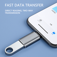 Adaptateur Otg USB-C USB 3.1 Type-C Adaptateur OTG Convertisseur Adaptateur Type-c Mâle vers Ios 8 Pin Femelle Adaptateur Otg Usb
