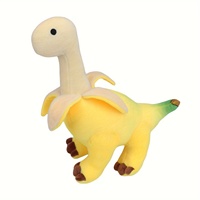 Op voorraad Zachte Gevulde Fruitdieren Schattige Banaan Dinosaurus Pluche Speelgoed voor Halloween Decoratie Cadeauwinkels en Feestactiviteiten