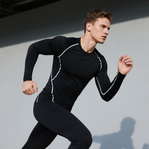 Fabrication de vêtements de gym pour hommes Tops personnalisables pour le sport Fitness Training Running Basketball T-shirts de fitness pour hommes - Product Image 5