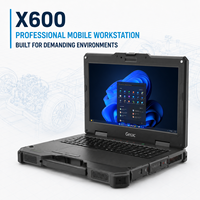 Nueva Estación de Trabajo Móvil Resistente Getac X600 Profesional, Laptop con Intel Core I5-11500HE, Windows 11 Pro, Almacenamiento SSD para Automoción