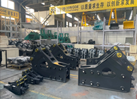 Casse-roche hydraulique de type boîte MONDE, marteau de démolition hydraulique pour excavatrice de 11 à 16 tonnes avec composants essentiels - Ciseaux