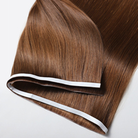 Qualité Luxe Vraie Brésilienne Vierge Tissage Invisible Double Drawn Cuticule Alignée Cheveux Longs Tissages Tape In Cheveux Humains