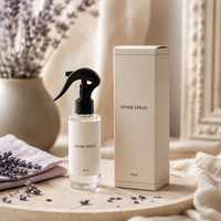 Vente en gros de spray d'ambiance écologique pour la maison, parfum musc de coton, capacité personnalisable, utilisation domestique, sans danger pour les animaux, étiquette personnalisée
