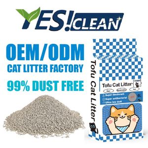 Arena para Gatos de Tofu con Fórmula Antiséptica de Alta Absorción y Diseño de Forma Agrietada para un Control Efectivo de Olores - Product Image 1