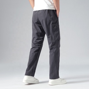 Pantalones Largos de Senderismo y <span class=keywords><strong>Trekking</strong></span> para Hombre, de Secado Rápido, Duraderos, con Cinturón Elástico, Estilo Cargo - Product Image 5