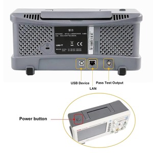 Oscilloscope numérique portable USB double canal Uni-T UTD2102CEX+ 100 MHz avec écran LCD pour PC et testeur de forme d'onde - Product Image 4