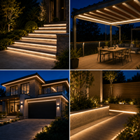 Bande LED étanche IP67 à spectre complet 24V, CRI95 élevé, SMD2835, 192 LED/m, blanc réglable, ruban lumineux flexible