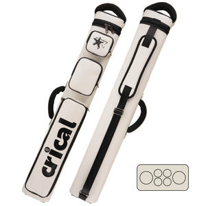 Fábrica al por mayor de buena calidad billar piscina <span class=keywords><strong>CRICAL</strong></span> tacos Bolsa 6 agujeros 2B4S plástico PU bolsa de cuero 3 bolsillos accesorios de la Caja - Product Image 1