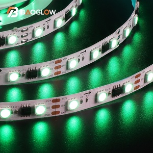 ไฟ LED RGB แบบเส้น รุ่นใหม่ 10W/M 12V 24V 10 มม. สายที่สาม Smart SMD 5050  ความยาว 5 เมตร สำหรับทีวี ชิป IC TM1903/2811 - Product Image 1