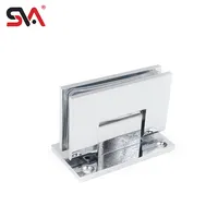 चीन थोक बाथरूम SVA-222C सीआरएल काज वर्ग पक्ष 3-1/2 "ठोस पीतल सामग्री Baseplate बौछार स्क्रीन ग्लास दरवाजा टिका