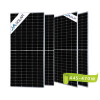 Panneau solaire monocristallin demi-cellule PERC haute puissance 470W MBB JAM72S20 445-470/MR pour système d'énergie solaire