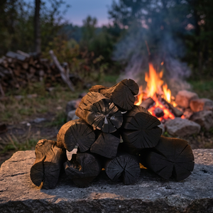 Charbon de bois naturel en bâtonnets, issu de bois dur de mangrove – Idéal pour les grillades en plein air et les restaurants - Product Image 1
