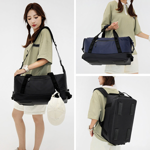 Nouveau design 2 en 1 sac à dos étanche sec humide séparé Sports de plein air voyage fourre-tout polochon gym formation équipe fitness sac sac à dos - Product Image 4