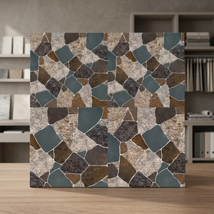 Carrelage extérieur en porcelaine antidérapant série Punch, motif bois moderne, 30x30cm, finition mate, idéal pour les parkings - Product Image 5