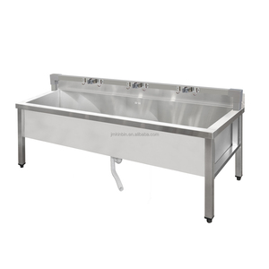 Square Tube Frame Stainless Steel <b>Mop</b> Sink Commercial Utility <b>Cleaning</b> Tub with Square Tube Stand for Restaurant Hotel Canteen - Product Image 3