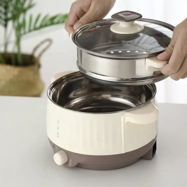 Multifunktion großhandel Elektrischer Hot Pot Hot Pot Food Warmer Elektrischer Hot Pot Kocher mit Dampf garer