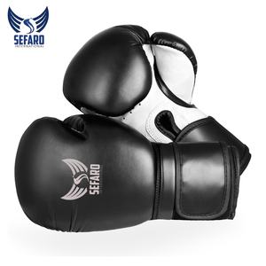 Gants de boxe de poinçonnage professionnels légers de 12oz Meilleur prix Équipement d'entraînement Logo personnalisé Tailles 8oz Fabriqué en cuir de haute qualité - Product Image 4
