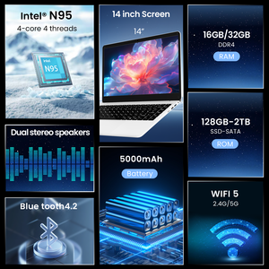 Yifang Vende Laptop Empresarial Ultrapequeña con Intel N95, RAM DDR4, Pantalla IPS, Interfaz Tipo-C, Windows 11, Apta para Uso Doméstico <span class=keywords><strong>y</strong></span> Estudiantes - Product Image 2