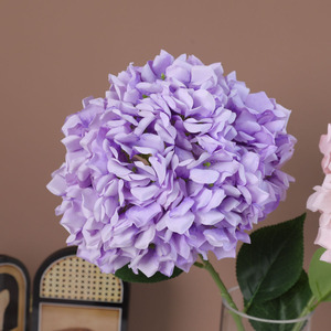Greenway <b>Artificial</b> <b>Hydrangea</b> Flowers Large Branch Silk Fabric Wedding Decorations - Product Image 4