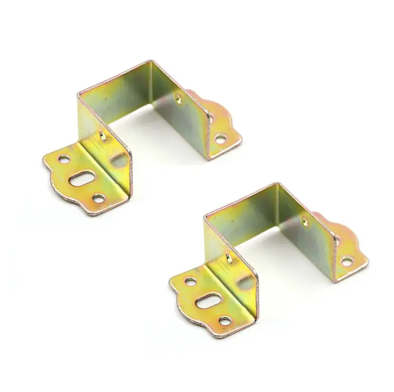 Raccords de lit connecter support de barre d'angle en métal