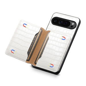 Denior |   Funda Protectora para Teléfono con Diseño de Cocodrilo, de Cuero PU, con Soporte y Ranuras para Tarjetas, para Google Pixel <span class=keywords><strong>Serie</strong></span> 10/<span class=keywords><strong>9</strong></span>/8/7/6 - Product Image 5