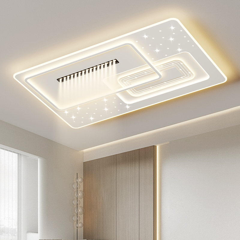 Modern Minimalist LED Ceiling Lamp Full-Spectrum Acrylic for Eye Protection Home Study Bedroom Living Room Ceiling Light