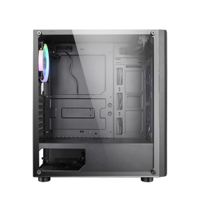 Nouveau ventilateur de refroidissement d'armoire d'ordinateur et châssis rvb <span class=keywords><strong>Pc</strong></span> avec verre trempé <span class=keywords><strong>bonne</strong></span> qualité <span class=keywords><strong>Pc</strong></span> noir bureau Ce Stock <span class=keywords><strong>Pc</strong></span> boîtier en plastique - Product Image 5