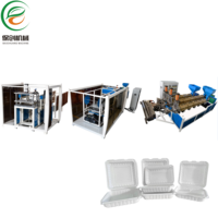 Machine de thermoformage entièrement automatique pour contenants alimentaires à clapet articulé en MFPP pour plats à emporter, boîtes à lunch et emballages de restauration rapide