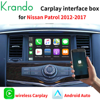 Interface sans fil CarPlay Android Auto pour Nissan Patrol Pathfinder Murano Quest, Plug&Play, Mirror Link, commandes OEM, boîte décodeur