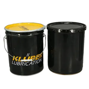 Grosir kunci cincin ember 20 liter barel drum kontainer disesuaikan cat bulat logam timah ember dengan tutup logam