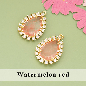 <span class=keywords><strong>E766</strong></span> 18K mạ vàng niken-miễn phí đồng tự làm đồng thau mặt dây quyến rũ phát hiện các thành phần đồ trang sức phụ kiện đá tự nhiên - Product Image 5