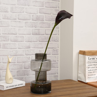 Tige de lys calla artificielle Premium Real Touch 76 cm, fleur artificielle réaliste pour la décoration de vases d'hôtels de luxe et de maisons.