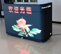 Écran LED incurvé Starcolor JCT P1.8 pour comptoir d'accueil, affichage interactif Ultra HD, garantie 1 an, luminosité 800 cd, montage mural pour