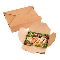 Fiambrera biodegradable, caja de almuerzo biodegradable