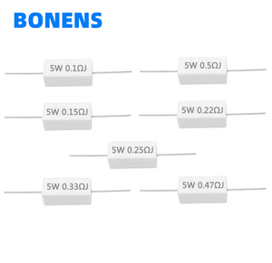 SQP resistenza in cemento ceramico ad alta potenza 0.22 ohm resistenza da <span class=keywords><strong>5</strong></span> watt 0.2R 0.24R 0.25R 0.27R 0.3R - Product Image 5