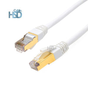 Usine De Haute Qualité Cat6A Cat7 Cat8 <span class=keywords><strong>Rj45</strong></span> SFTP Communication Lan Câble Chat <span class=keywords><strong>7</strong></span> Chat 8 Ethernet Plénum Patch Cordon Câble 3 Mètre - Product Image 1