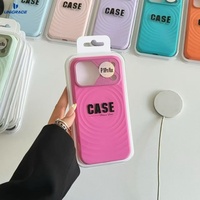 Coque de téléphone en silicone liquide de haute qualité pour iPhone, Funda pour iPhone, coque en silicone pour iPhone 15, coque en silicone