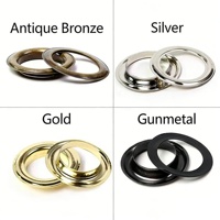 Anneau de fixation métallique classique de luxe personnalisé |   Accessoires pour sacs et vêtements en alliage de zinc écologique (Logo personnalisé couleur personnalisée)