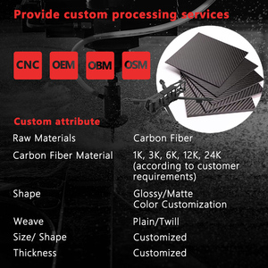 Piezas de Auto de Fibra de Carbono CNC Ligeras y Personalizadas de Boyue Tech, Lámina de Fibra de Carbono Resistente al Calor - Product Image 4