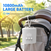Chauffe-biberon portable USB rechargeable W3 pour bébé, chauffe-lait rapide, fournitures de puériculture OEM