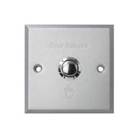 Système de contrôle d'accès électronique intelligent pour porte, 12V, IP15, en aluminium, bouton-poussoir de sortie 1NO