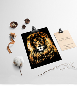 YUELU Serie di <span class=keywords><strong>Animali</strong></span> Colorati <span class=keywords><strong>da</strong></span> Dipingere <span class=keywords><strong>per</strong></span> Bambini, Arte a Graffio Fatta a Mano <span class=keywords><strong>per</strong></span> <span class=keywords><strong>Adulti</strong></span>, Regalo di Compleanno - Product Image 1