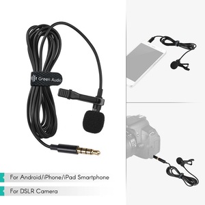 3.5mm Mini Microfone Lavalier Metal Clipe Lapela <span class=keywords><strong>Mic</strong></span> para o Telefone Móvel <span class=keywords><strong>PC</strong></span> Laptop Fio Mikrofo/Microfon para Falar Áudio Vocal - Product Image 4