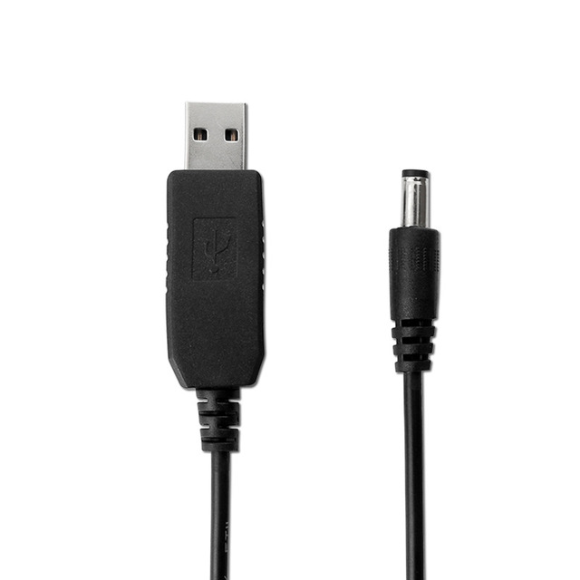 DC 5521 Power Step up 5V to 12V Voltage Converter USB boost Cable for Power Bank to Router